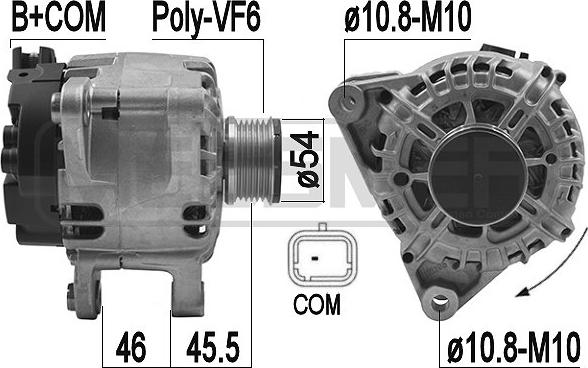 ERA 209223 - Генератор autospares.lv