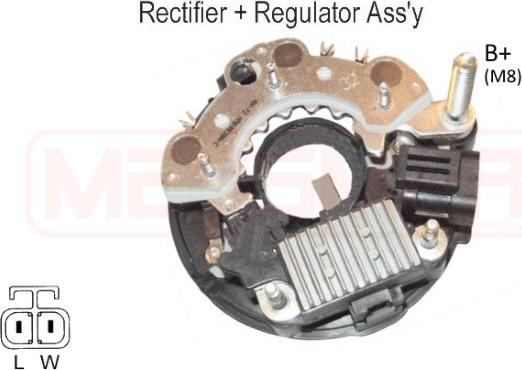 ERA 215942 - Выпрямитель, диодный мост, генератор autospares.lv