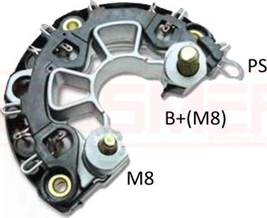 ERA 215417 - Выпрямитель, диодный мост, генератор autospares.lv