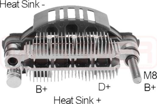 ERA 215587 - Выпрямитель, диодный мост, генератор autospares.lv