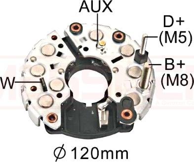 ERA 215340 - Выпрямитель, диодный мост, генератор autospares.lv