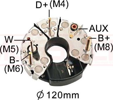 ERA 215359 - Выпрямитель, диодный мост, генератор autospares.lv