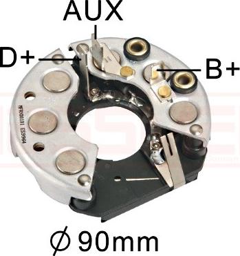 ERA 215317 - Выпрямитель, диодный мост, генератор autospares.lv