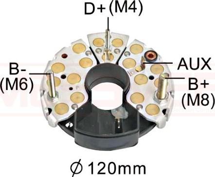 ERA 215332 - Выпрямитель, диодный мост, генератор autospares.lv