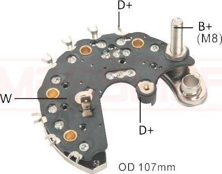 ERA 215760 - Выпрямитель, диодный мост, генератор autospares.lv