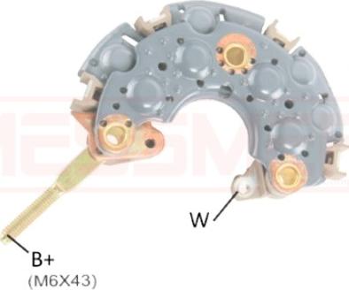 ERA 215715 - Выпрямитель, диодный мост, генератор autospares.lv