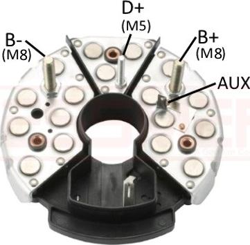 ERA 216021 - Выпрямитель, диодный мост, генератор autospares.lv