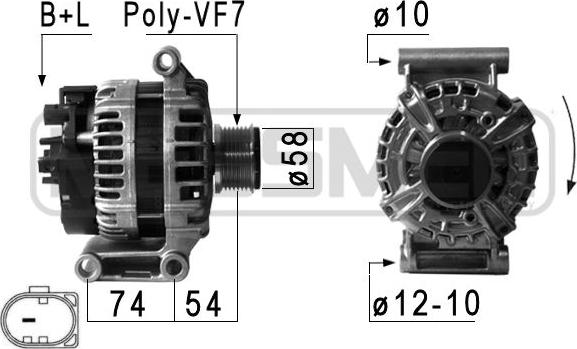 ERA 210949 - Генератор autospares.lv