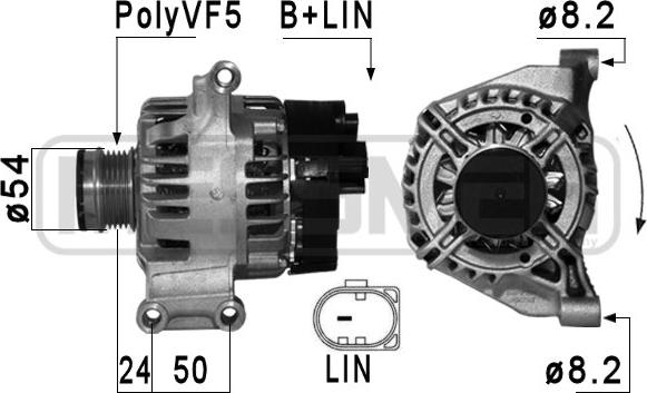 ERA 210948 - Генератор autospares.lv