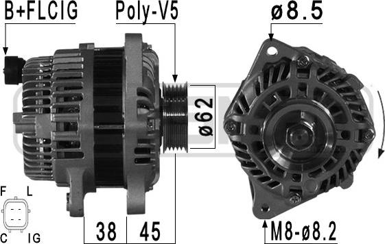 ERA 210953A - Генератор autospares.lv