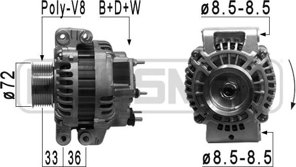 ERA 210912 - Генератор autospares.lv