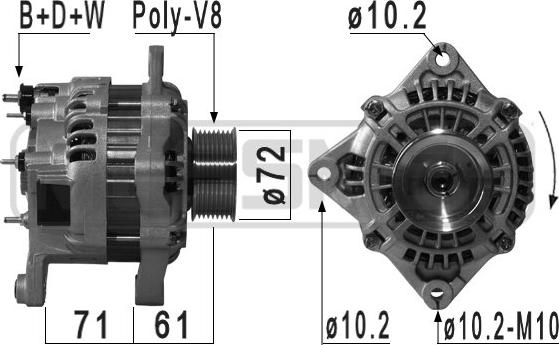 ERA 210925 - Генератор autospares.lv