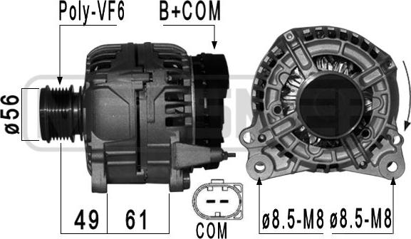 ERA 210927 - Генератор autospares.lv