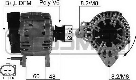 ERA 210498 - Генератор autospares.lv