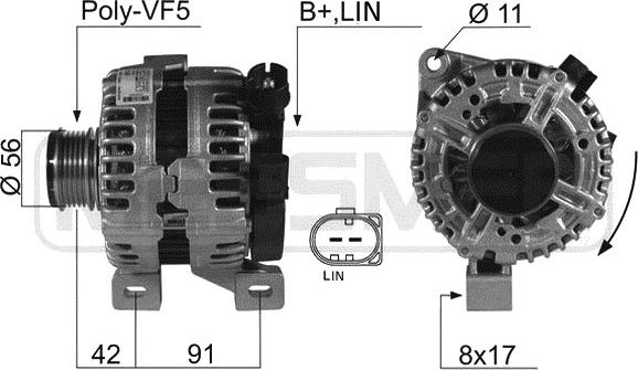 ERA 210440 - Генератор autospares.lv