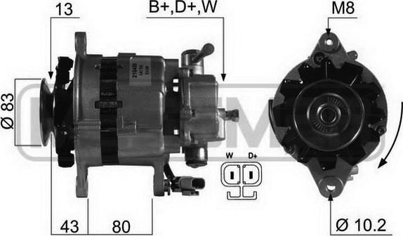 ERA 210455A - Генератор autospares.lv