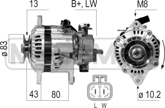 ERA 210456A - Генератор autospares.lv