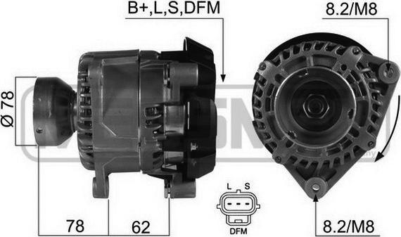 ERA 210460 - Генератор autospares.lv