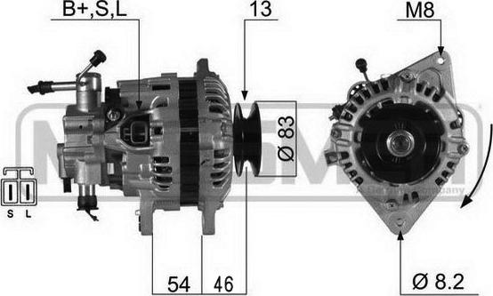 ERA 210462 - Генератор autospares.lv