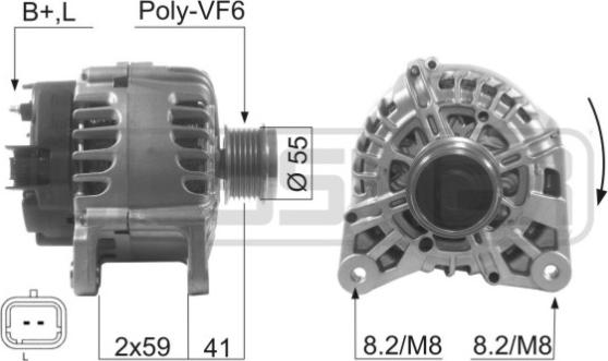 ERA 210467 - Генератор autospares.lv