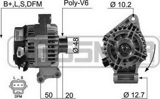 ERA 210400 - Генератор autospares.lv