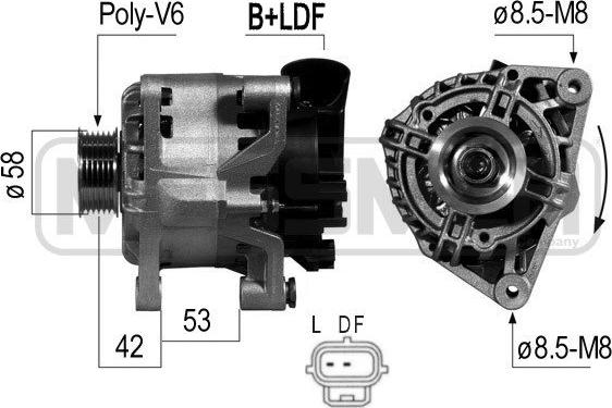 ERA 210411 - Генератор autospares.lv