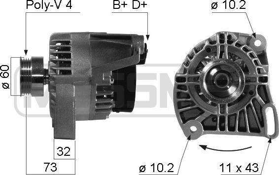 ERA 210485A - Генератор autospares.lv