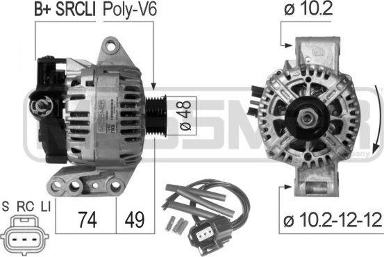 ERA 210434 - Генератор autospares.lv