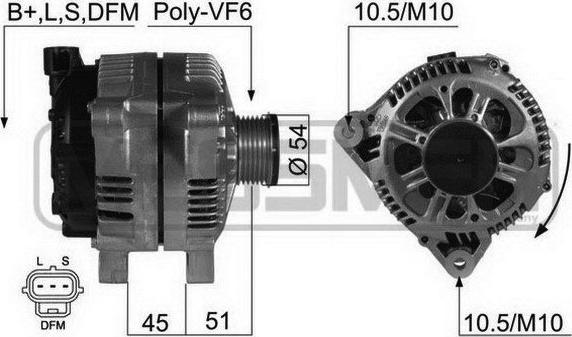 ERA 210433 - Генератор autospares.lv