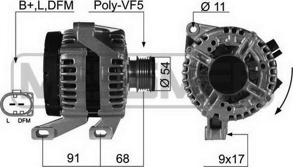 ERA 210424A - Генератор autospares.lv