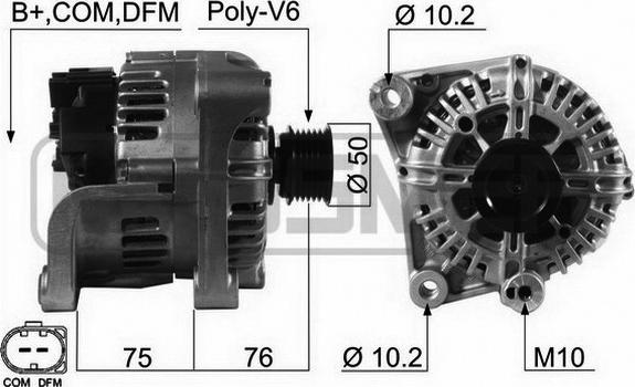 ERA 210474 - Генератор autospares.lv