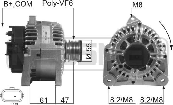 ERA 210477R - Генератор autospares.lv