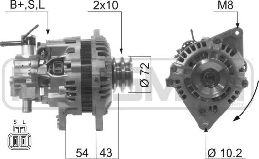 ERA 210595A - Генератор autospares.lv