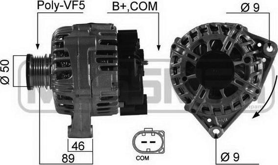 ERA 210549 - Генератор autospares.lv