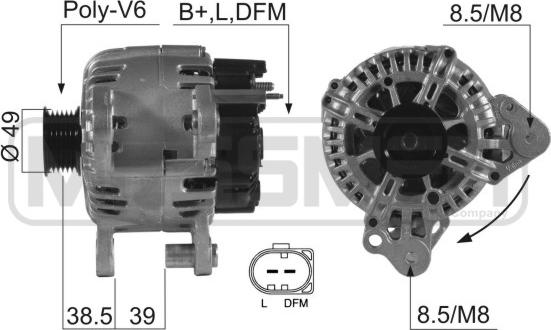 ERA 210544A - Генератор autospares.lv