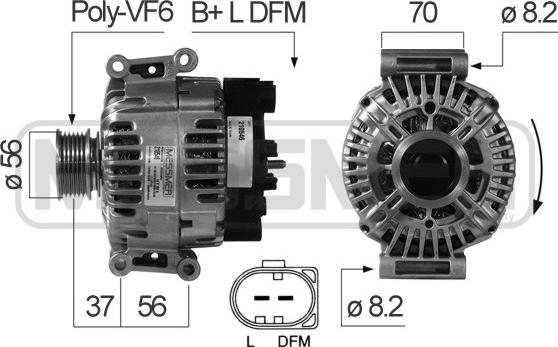 ERA 210546 - Генератор autospares.lv