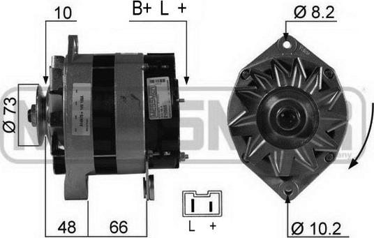 ERA 210565R - Генератор autospares.lv