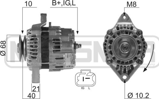 ERA 210560 - Генератор autospares.lv