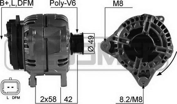 ERA 210567 - Генератор autospares.lv