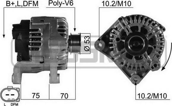 ERA 210506 - Генератор autospares.lv