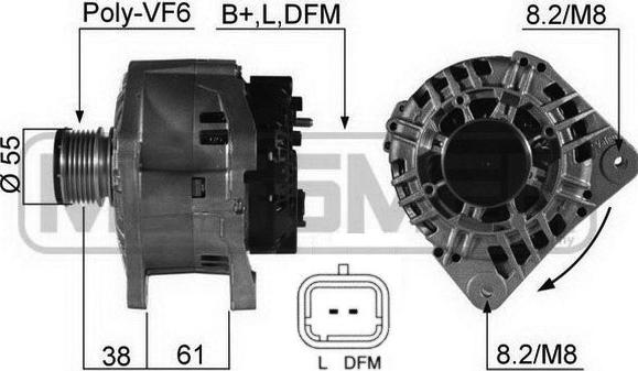 ERA 210503 - Генератор autospares.lv