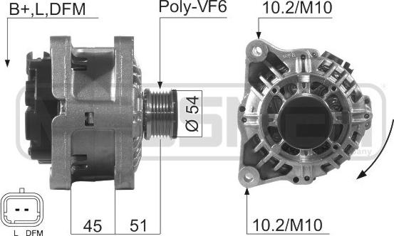 ERA 210507A - Генератор autospares.lv