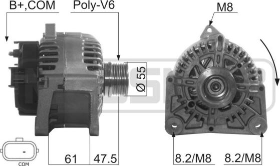 ERA 210515 - Генератор autospares.lv