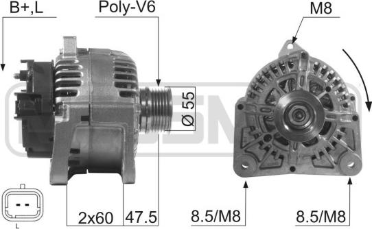 ERA 210511 - Генератор autospares.lv