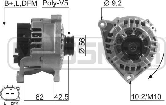 ERA 210535 - Генератор autospares.lv