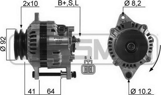 ERA 210531A - Генератор autospares.lv