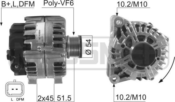 ERA 210520 - Генератор autospares.lv