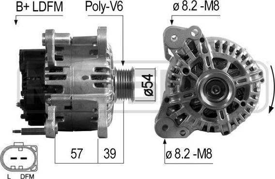 ERA 210699 - Генератор autospares.lv