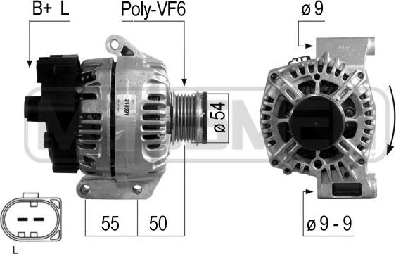 ERA 210691 - Генератор autospares.lv