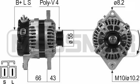 ERA 210653 - Генератор autospares.lv